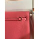 Hermes Kelly Danse II Handmade Bag In Rose Lipstick Evercolor Calfskin