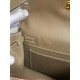 Hermes Kelly Danse II Handmade Bag In Taupe Evercolor Calfskin