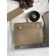 Hermes Kelly Danse II Handmade Bag In Gris Tourterelle Evercolor Calfskin