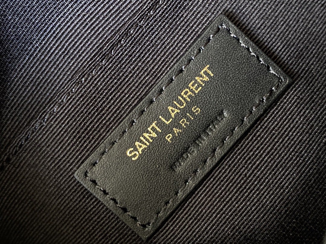 Saint Laurent Lou Belt Bag In Black Quilted Calfskin