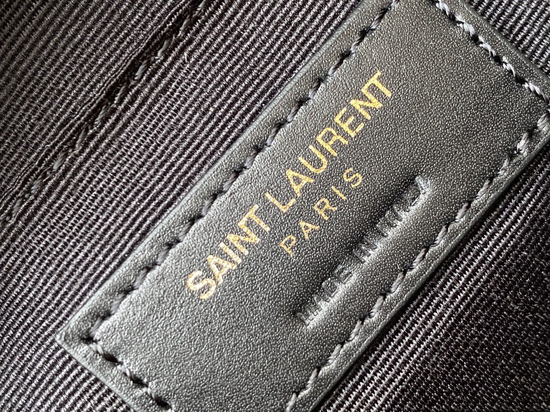 Saint Laurent Lou Belt Bag In White Quilted Calfskin