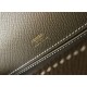 Hermes Kelly Pochette Clutch Bag In Taupe Epsom Leather