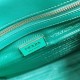 Prada Symbole Small Bag In Green/White Jacquard Fabric