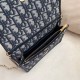 Dior 30 Montaigne 2 In 1 Belt Pouch In Blue Oblique Canvas