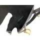 Dior Saddle Belt Pouch In Black Smooth Calfskin