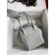 Hermes Lindy 26 Handmade Bag In Blue Glacier Clemence Leather