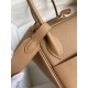 Hermes Lindy 26 Handmade Bag In Chai Swift Calfskin