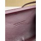 Bottega Veneta Knot Minaudiere On Strap In Barolo Foulard Intreccio