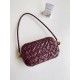 Bottega Veneta Knot Minaudiere On Strap In Barolo Foulard Intreccio