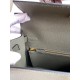 Hermes Kelly Sellier 28 Handmade Bag In Vert De Gris Epsom Calfskin