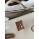 Hermes Kelly Sellier 28 Handmade Bag In Craie Evercolor Calfskin