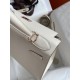 Hermes Kelly Sellier 28 Handmade Bag In Craie Evercolor Calfskin