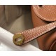 Hermes Lindy Mini Bag In Gold Clemence Leather GHW