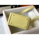 Hermes Lindy Mini Bag In Jaune Poussin Clemence Leather GHW