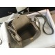 Hermes Lindy Mini Bag In Taupe Clemence Leather GHW