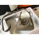 Hermes Lindy Mini Bag In Taupe Clemence Leather PHW