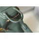 Hermes Lindy Mini Bag In Vert Amande Clemence Leather GHW