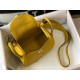 Hermes Lindy Mini Bag In Yellow Clemence Leather GHW