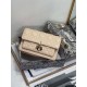 Dior Lady Dior Chain Pouch In Beige Cannage Lambskin