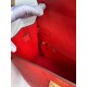 Hermes Kelly Sellier 28 Handmade Bag In Red Ostrich Leather