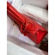 Hermes Kelly Sellier 28 Handmade Bag In Red Ostrich Leather