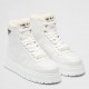 Prada Women's High-top Sneakers in Leather and Shearling