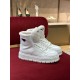 Prada Women's High-top Sneakers in Leather and Shearling