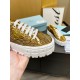 Prada Double Wheel Sneakers in Satin with Crystals