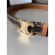 Celine Medium Triomphe Belt 25MM in Tan Triomphe Canvas