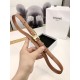 Celine Small Triomphe Belt 18MM in Brown Calfskin