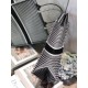 Dior Large Book Tote Bag In Houndstooth Embroidered Canvas