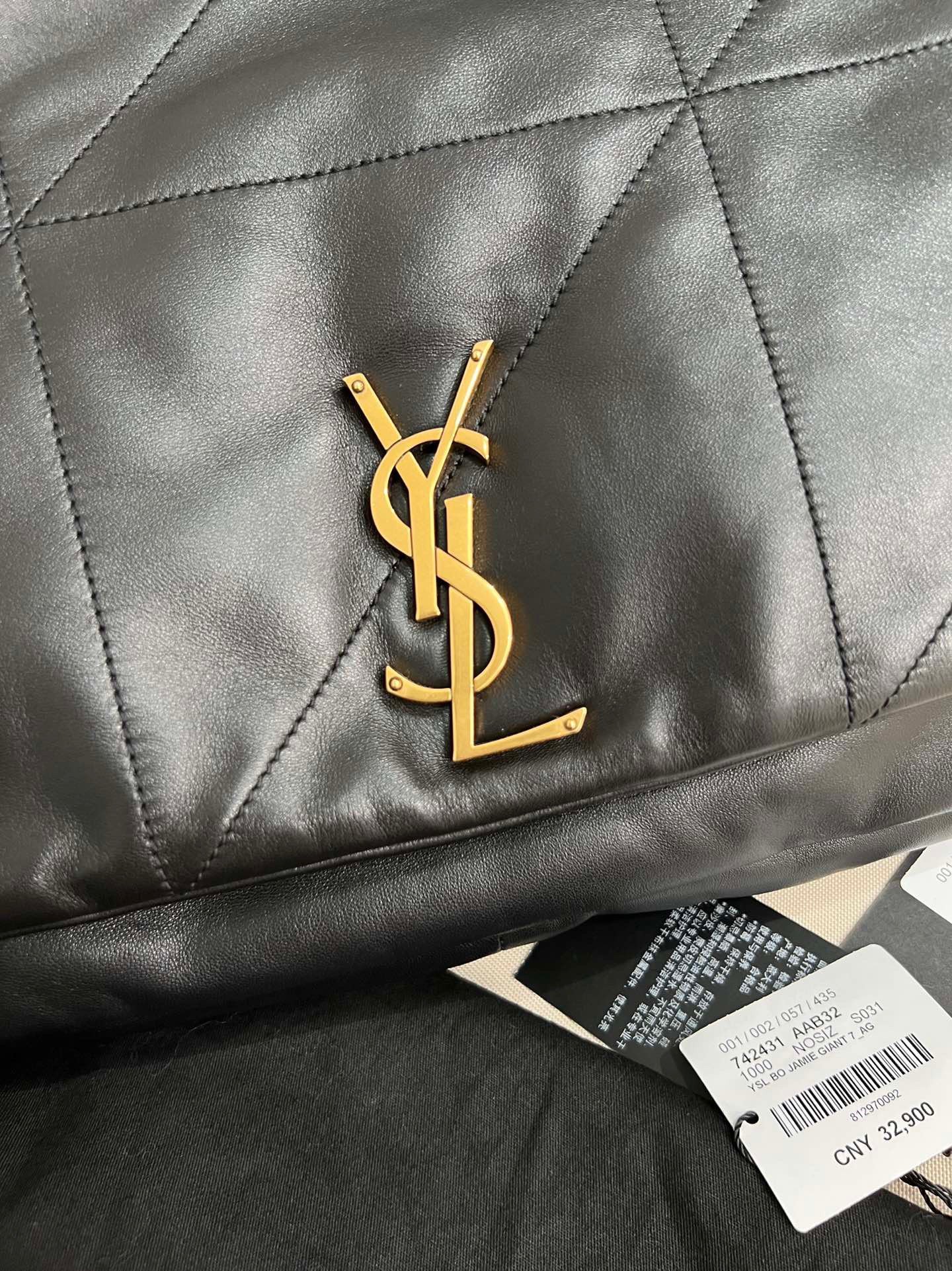 Saint Laurent Jamie 4.3 Shoulder Bag In Black Lambskin