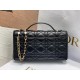 Dior Miss Dior Mini Bag In Black Cannage Lambskin