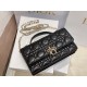 Dior Miss Dior Mini Bag In Black Cannage Lambskin