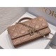 Dior Miss Dior Mini Bag In Poudre Cannage Lambskin