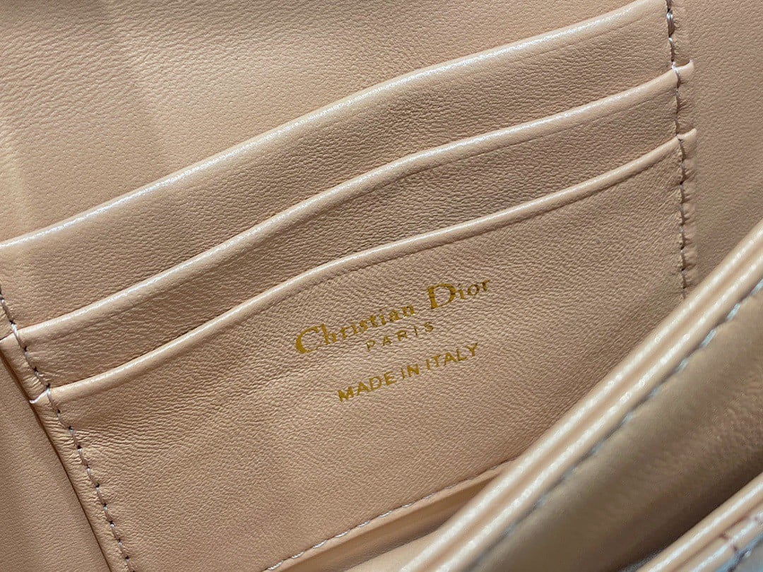 Dior Miss Dior Mini Bag In Poudre Cannage Lambskin