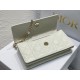 Dior Miss Dior Mini Bag In White Cannage Lambskin