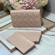 Dior Lady Dior Chain Pouch In Pink Cannage Lambskin