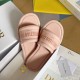 Dior Every-D Slides In Pink Embossed Lambskin