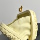 Bottega Veneta Knot Minaudiere Clutch In Ice Cream Foulard Intreccio Leather