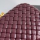 Bottega Veneta Knot Minaudiere Clutch In Bordeaux Intrecciato Lambskin