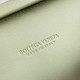 Bottega Veneta Knot Minaudiere Clutch In Travertine Intrecciato Lambskin