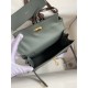 Hermes Kelly Danse II Bag In Vert Amande Evercolor Calfskin