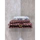 Dior Saddle Chain Pouch In Bordeaux Dior Oblique Jacquard