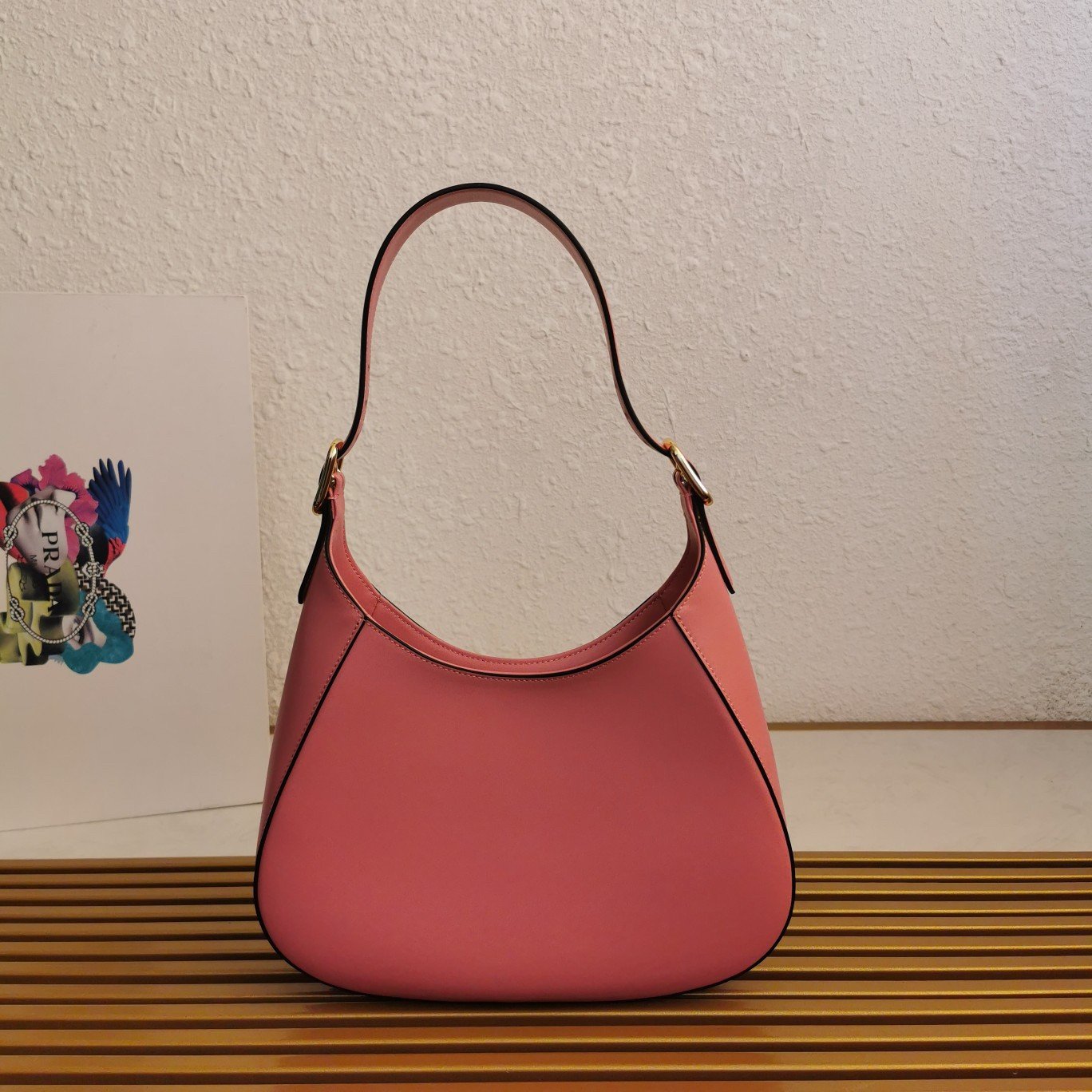 Prada Shoulder Bag in Pink Leather