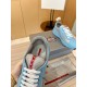 Prada America's Cup Sneakers in Blue Rubber and Bike Fabric