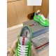 Prada America's Cup Sneakers in Green Rubber and Bike Fabric