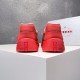 Prada America's Cup Sneakers in Red Rubber and Bike Fabric