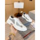 Prada America's Cup Sneakers in White Rubber and Bike Fabric