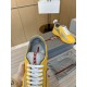 Prada America's Cup Sneakers in Yellow Rubber and Bike Fabric